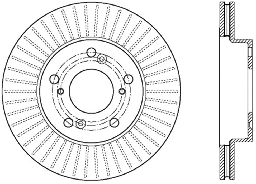 StopTech 127.40082L StopTech Sport Drilled/Slotted Brake Rotor; Front Left - Truck Part Superstore