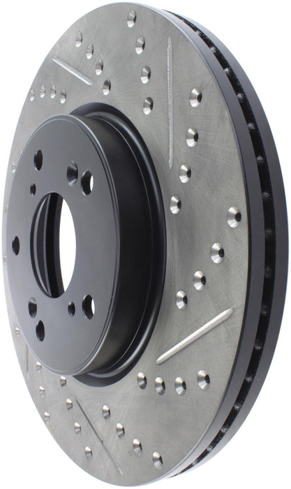 StopTech 127.40084L StopTech Sport Drilled/Slotted Brake Rotor; Front Left - Truck Part Superstore