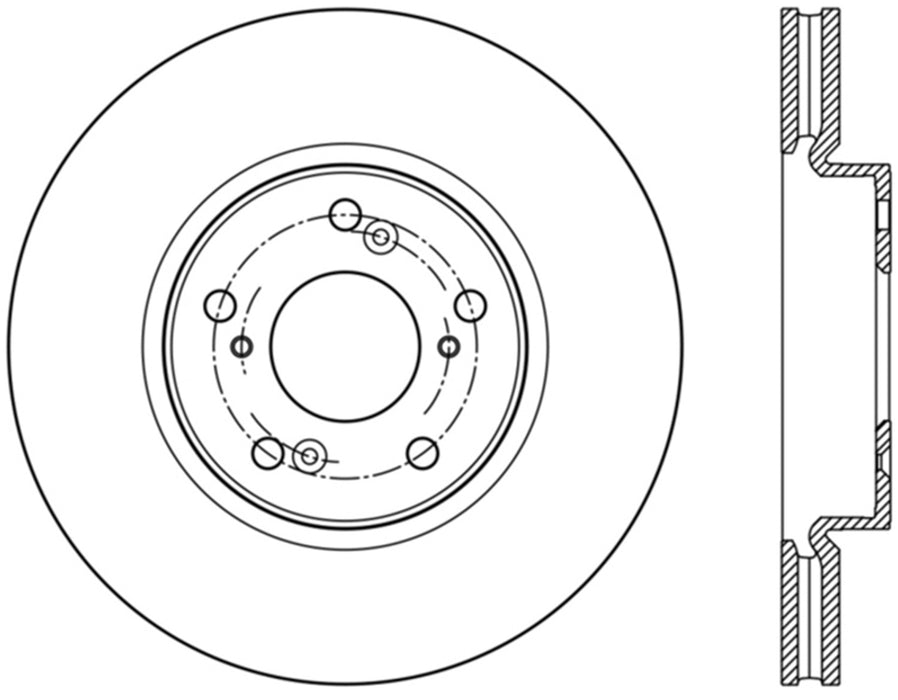StopTech 127.40086R StopTech Sport Drilled/Slotted Brake Rotor; Front Right - Truck Part Superstore