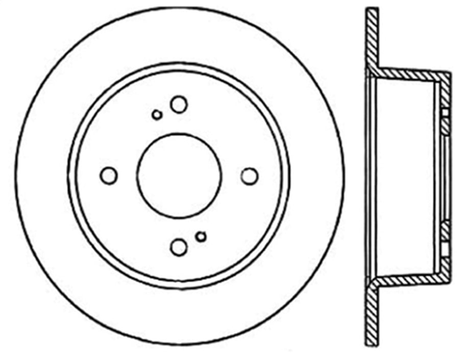 StopTech 127.42014R StopTech Sport Drilled/Slotted Brake Rotor; Rear Right - Truck Part Superstore