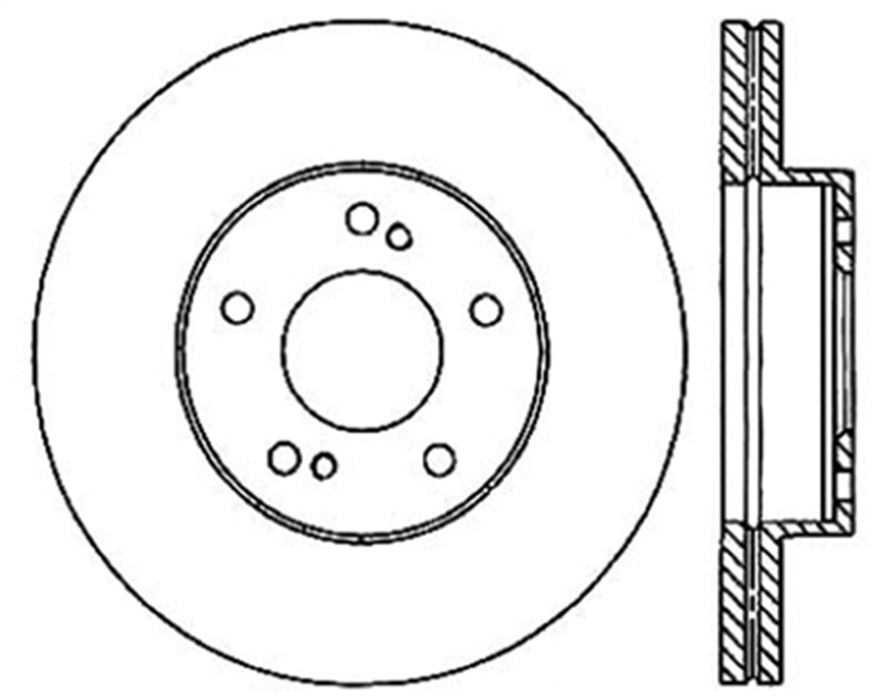 StopTech 127.42036R StopTech Sport Drilled/Slotted Brake Rotor; Front Right - Truck Part Superstore