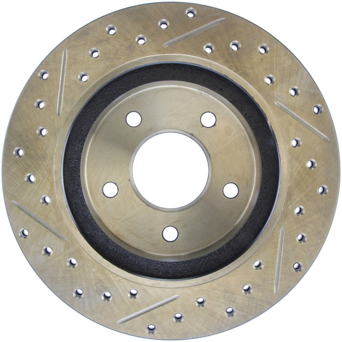 StopTech 127.42037L StopTech Sport Drilled/Slotted Brake Rotor; Rear Left - Truck Part Superstore