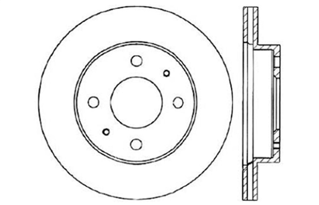 StopTech 127.42060L StopTech Sport Drilled/Slotted Brake Rotor; Front Left - Truck Part Superstore