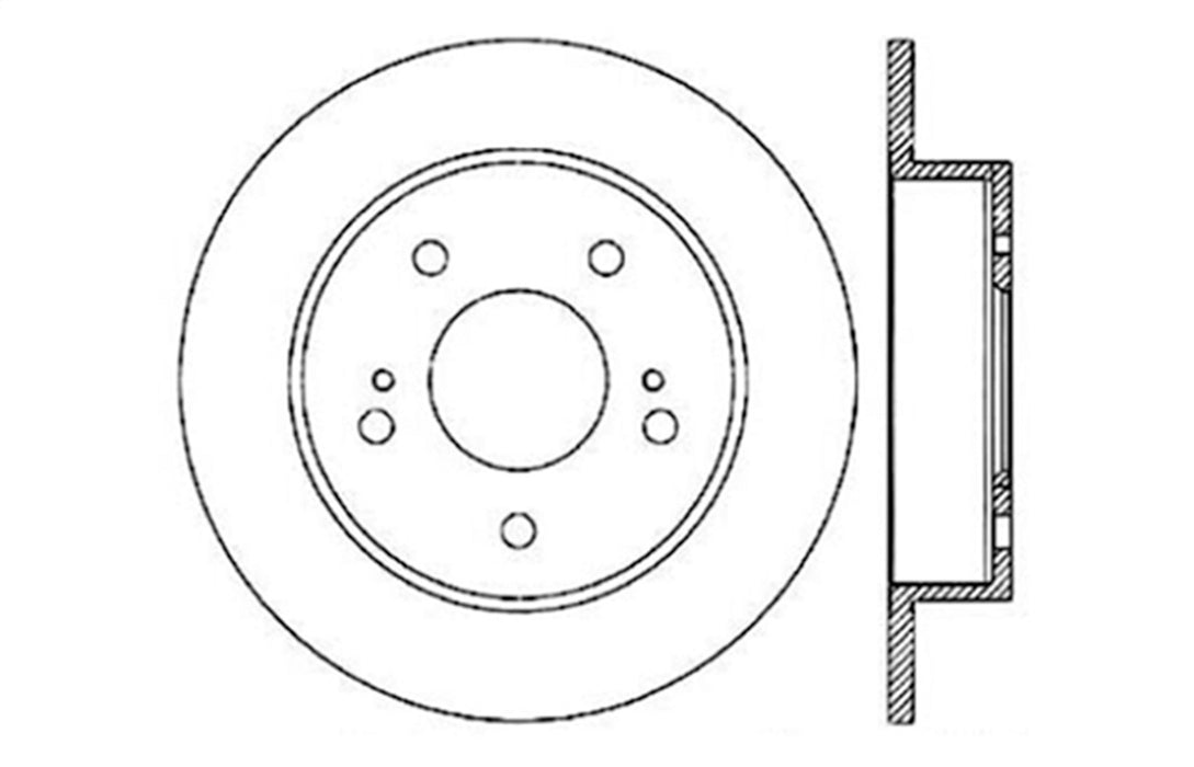 StopTech 127.42062R StopTech Sport Drilled/Slotted Brake Rotor; Rear Right - Truck Part Superstore