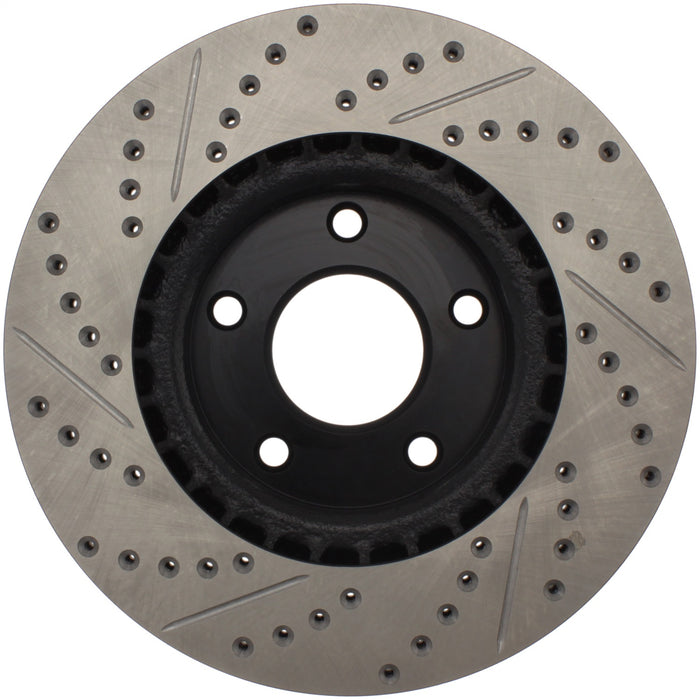 StopTech 127.42074L StopTech Sport Drilled/Slotted Brake Rotor; Front Left - Truck Part Superstore