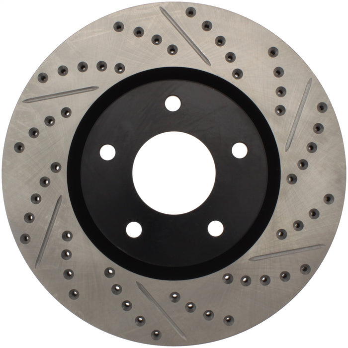 StopTech 127.42074L StopTech Sport Drilled/Slotted Brake Rotor; Front Left - Truck Part Superstore
