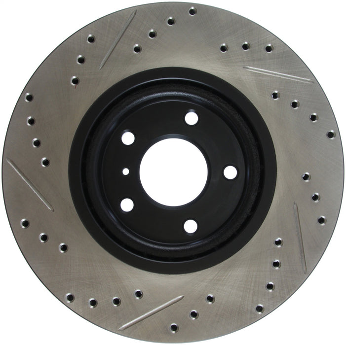 StopTech 127.42080L StopTech Sport Drilled/Slotted Brake Rotor; Front Left - Truck Part Superstore