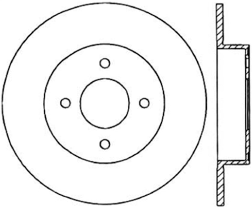 StopTech 127.42082R StopTech Sport Drilled/Slotted Brake Rotor; Rear Right - Truck Part Superstore