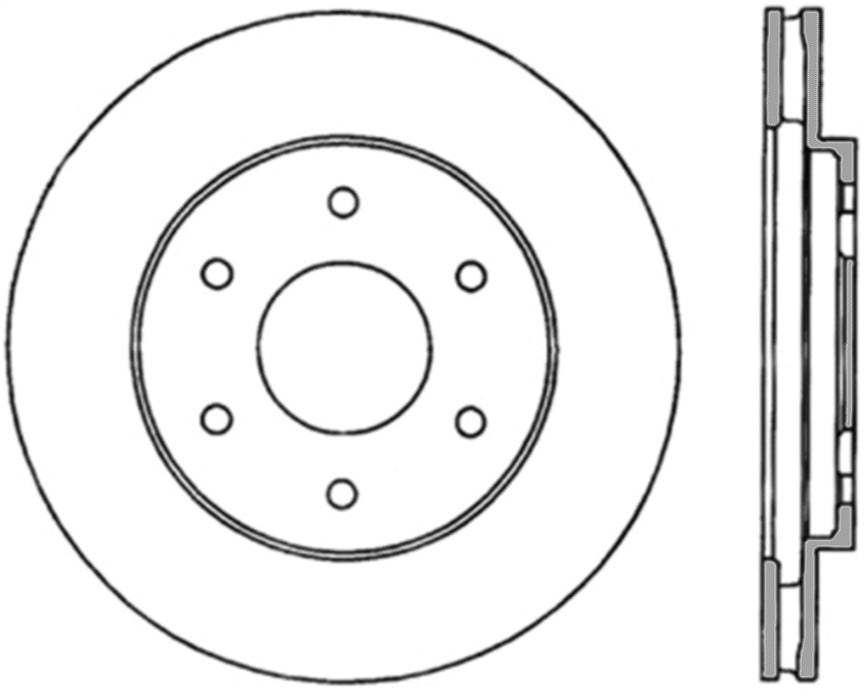 StopTech 127.42084L StopTech Sport Drilled/Slotted Brake Rotor; Front Left - Truck Part Superstore