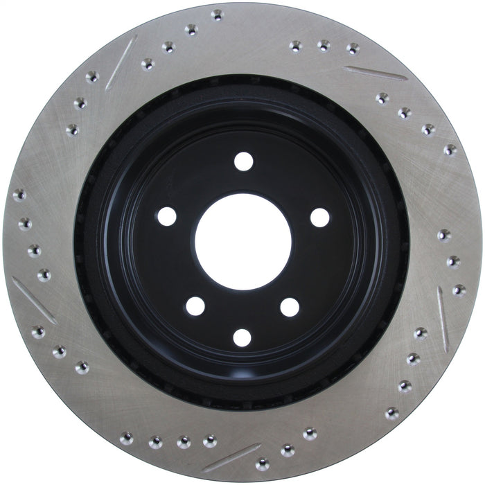 StopTech 127.42088L StopTech Sport Drilled/Slotted Brake Rotor; Rear Left - Truck Part Superstore