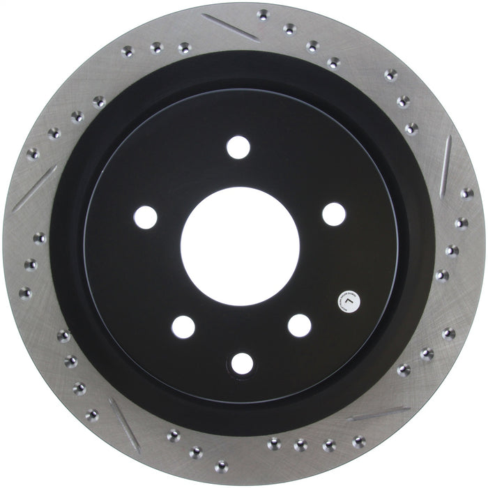 StopTech 127.42088L StopTech Sport Drilled/Slotted Brake Rotor; Rear Left - Truck Part Superstore