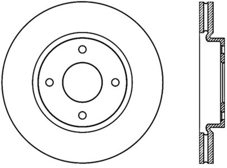 StopTech 127.42091L StopTech Sport Drilled/Slotted Brake Rotor; Front Left - Truck Part Superstore