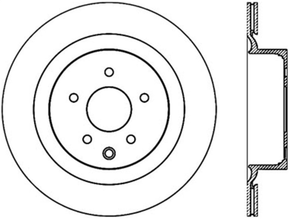 StopTech 127.42093R StopTech Sport Drilled/Slotted Brake Rotor; Rear Right - Truck Part Superstore