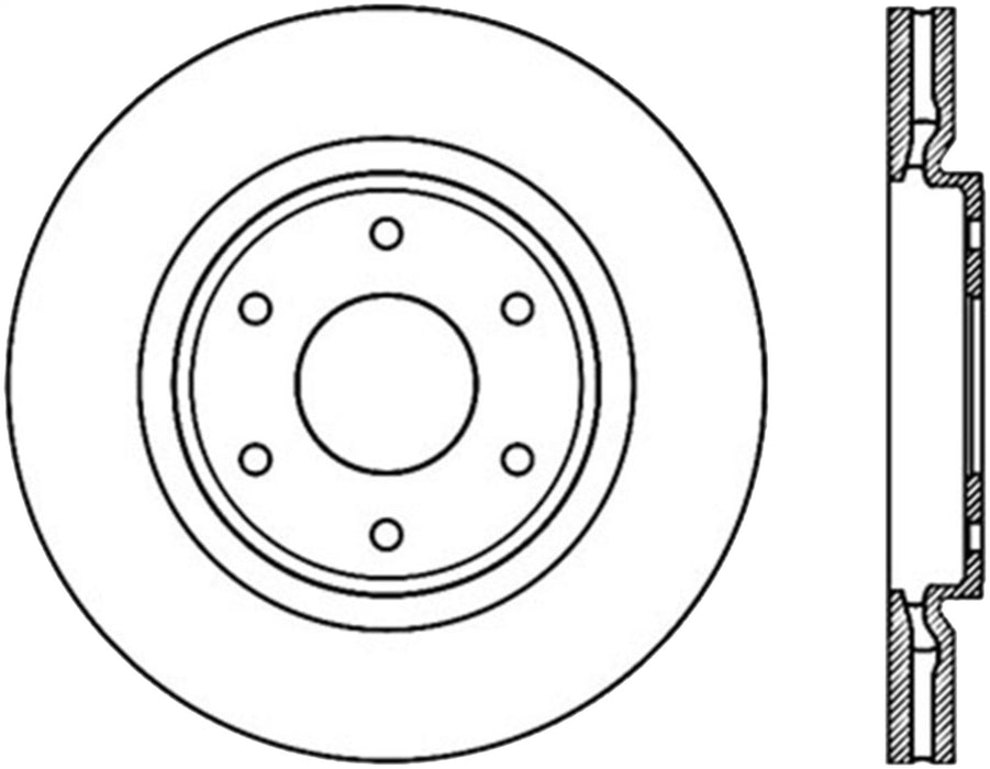 StopTech 127.42094R StopTech Sport Drilled/Slotted Brake Rotor; Front Right - Truck Part Superstore