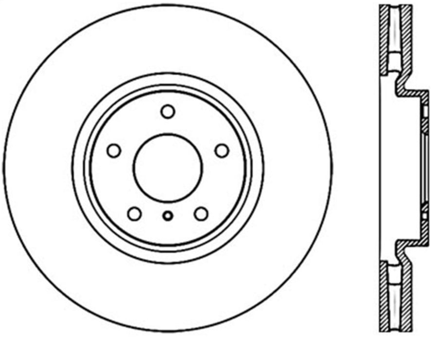 StopTech 127.42095L StopTech Sport Drilled/Slotted Brake Rotor; Front Left - Truck Part Superstore