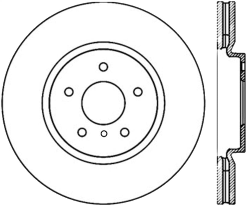 StopTech 127.42100L StopTech Sport Drilled/Slotted Brake Rotor; Front Left - Truck Part Superstore