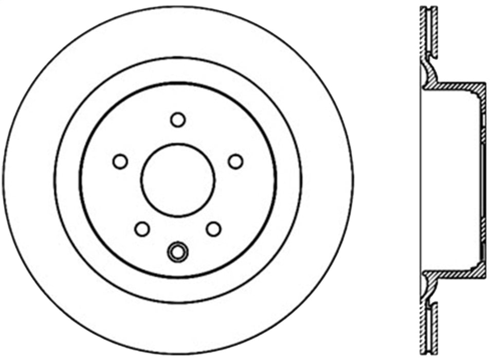 StopTech 127.42101R StopTech Sport Drilled/Slotted Brake Rotor; Rear Right - Truck Part Superstore