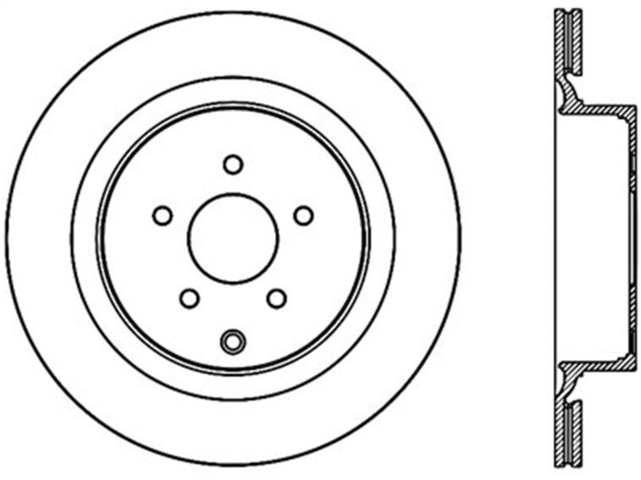 StopTech 127.42105R StopTech Sport Drilled/Slotted Brake Rotor; Rear Right - Truck Part Superstore