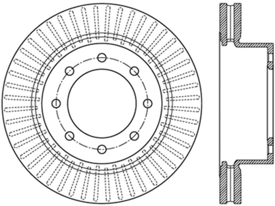 StopTech 127.42110R StopTech Sport Drilled/Slotted Brake Rotor; Front Right - Truck Part Superstore
