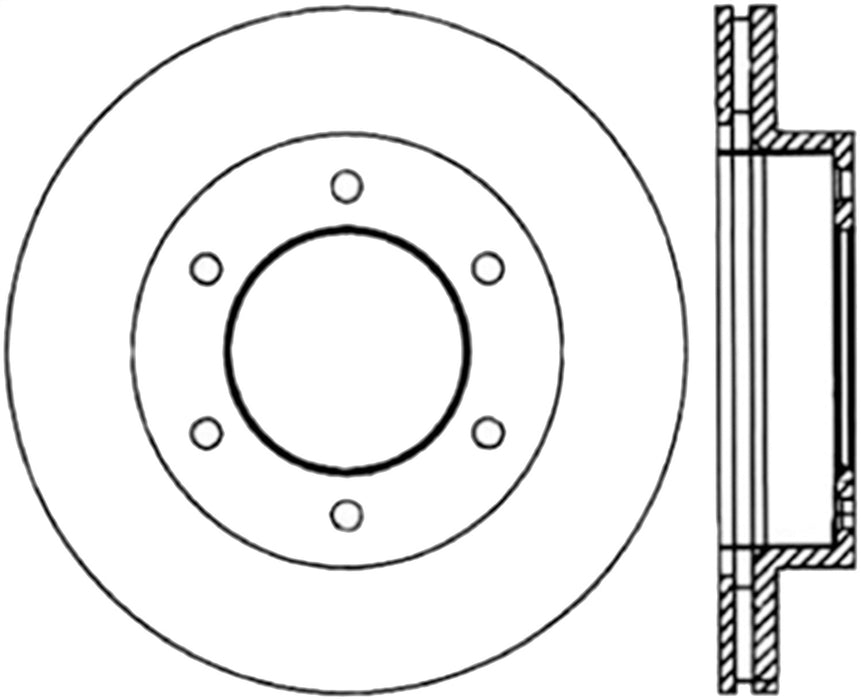 StopTech 127.43018L StopTech Sport Drilled/Slotted Brake Rotor; Front Left - Truck Part Superstore