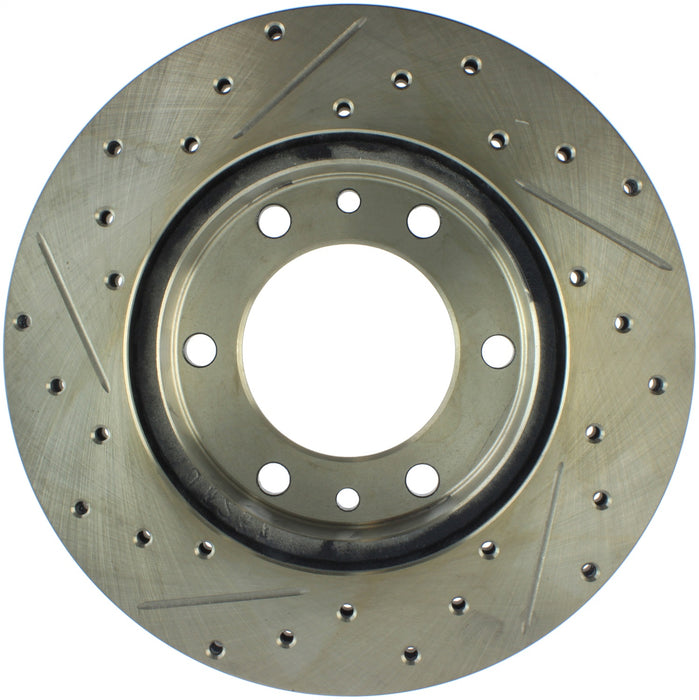 StopTech 127.44037L StopTech Sport Drilled/Slotted Brake Rotor; Front Left - Truck Part Superstore