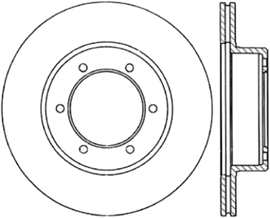 StopTech 127.44044R StopTech Sport Drilled/Slotted Brake Rotor; Front Right - Truck Part Superstore