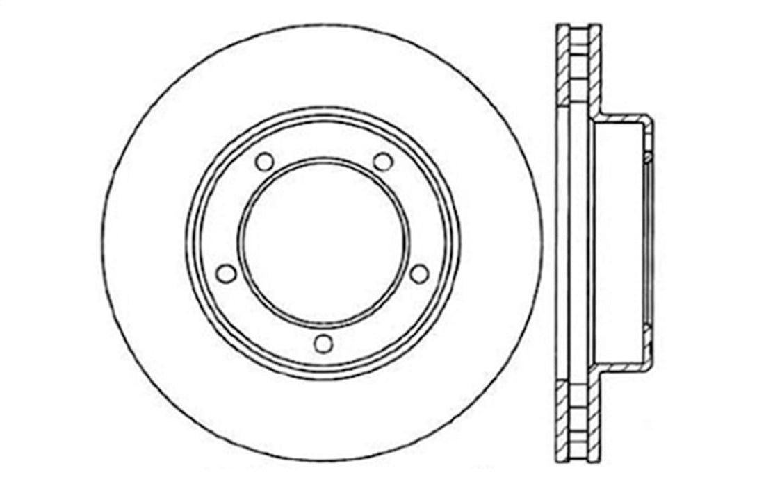 StopTech 127.44086R StopTech Sport Drilled/Slotted Brake Rotor; Front Right - Truck Part Superstore