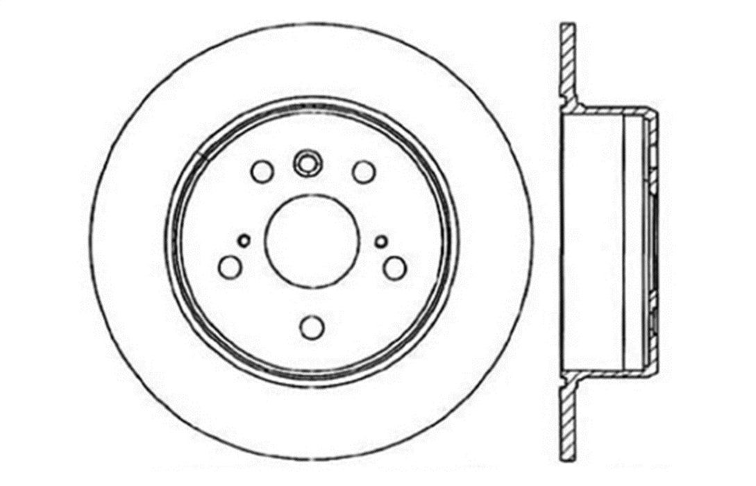 StopTech 127.44106R StopTech Sport Drilled/Slotted Brake Rotor; Rear Right - Truck Part Superstore