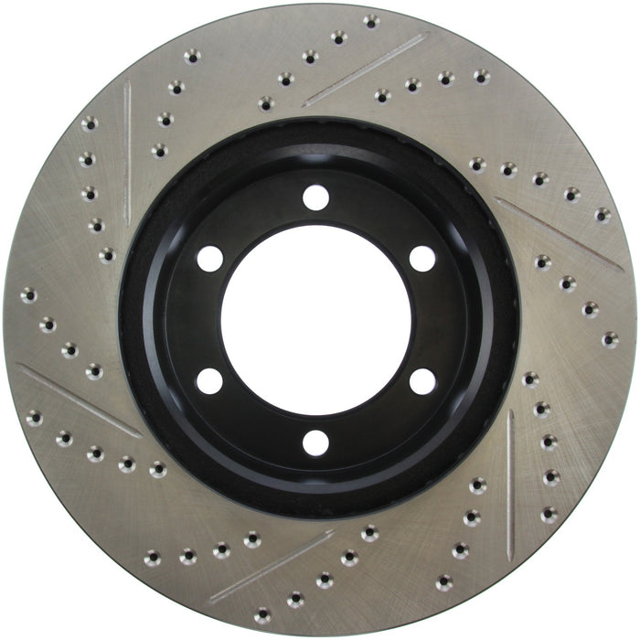 StopTech 127.44118L StopTech Sport Drilled/Slotted Brake Rotor; Front Left - Truck Part Superstore