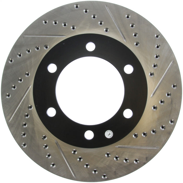 StopTech 127.44118L StopTech Sport Drilled/Slotted Brake Rotor; Front Left - Truck Part Superstore