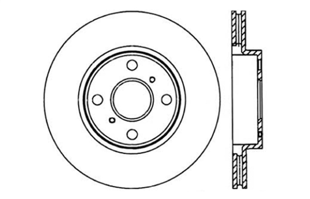 StopTech 127.44119R StopTech Sport Drilled/Slotted Brake Rotor; Front Right - Truck Part Superstore