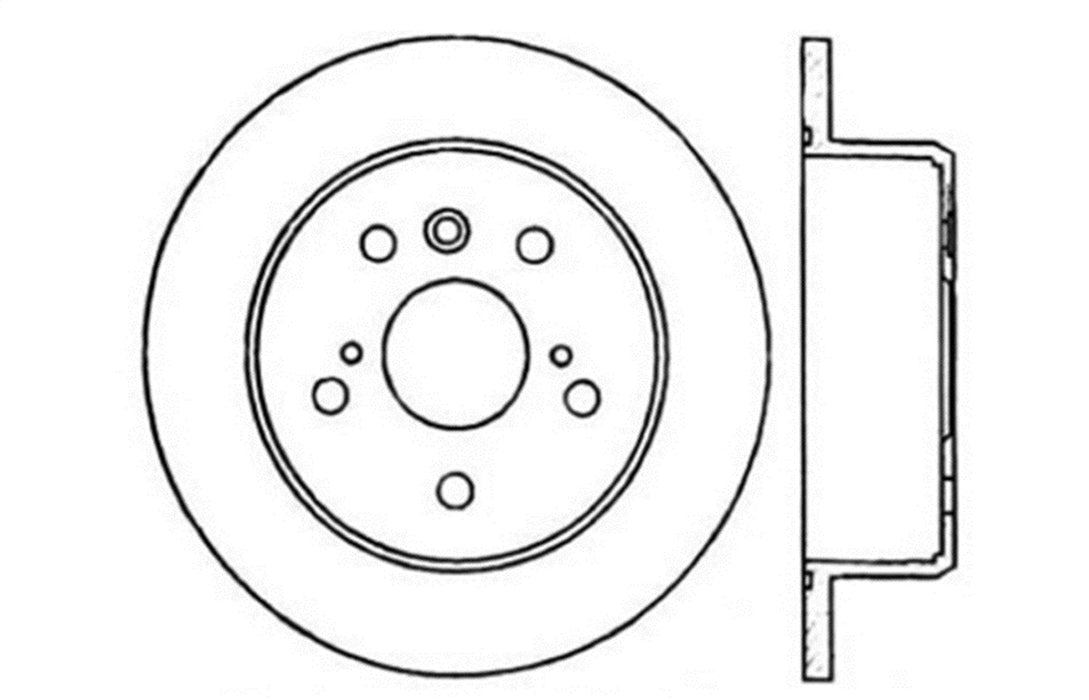 StopTech 127.44126R StopTech Sport Drilled/Slotted Brake Rotor; Rear Right - Truck Part Superstore