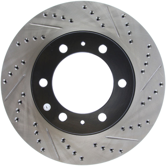 StopTech 127.44129L StopTech Sport Drilled/Slotted Brake Rotor; Front Left - Truck Part Superstore