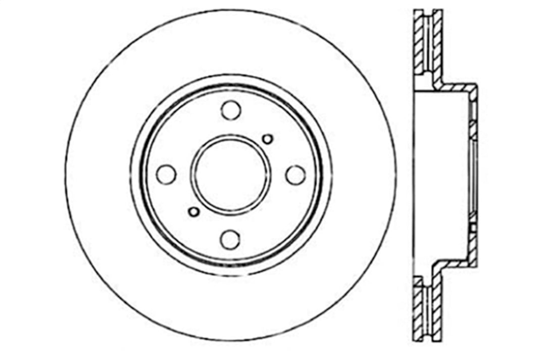 StopTech 127.44133R StopTech Sport Drilled/Slotted Brake Rotor; Front Right - Truck Part Superstore