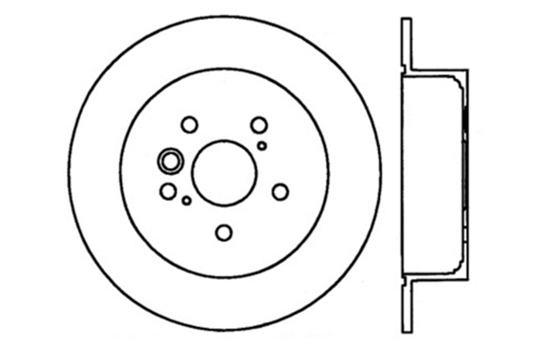 StopTech 127.44134R StopTech Sport Drilled/Slotted Brake Rotor; Rear Right - Truck Part Superstore