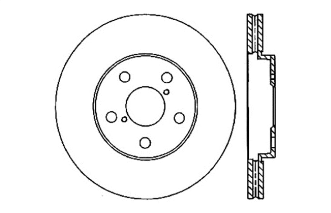 StopTech 127.44139R StopTech Sport Drilled/Slotted Brake Rotor; Front Right - Truck Part Superstore