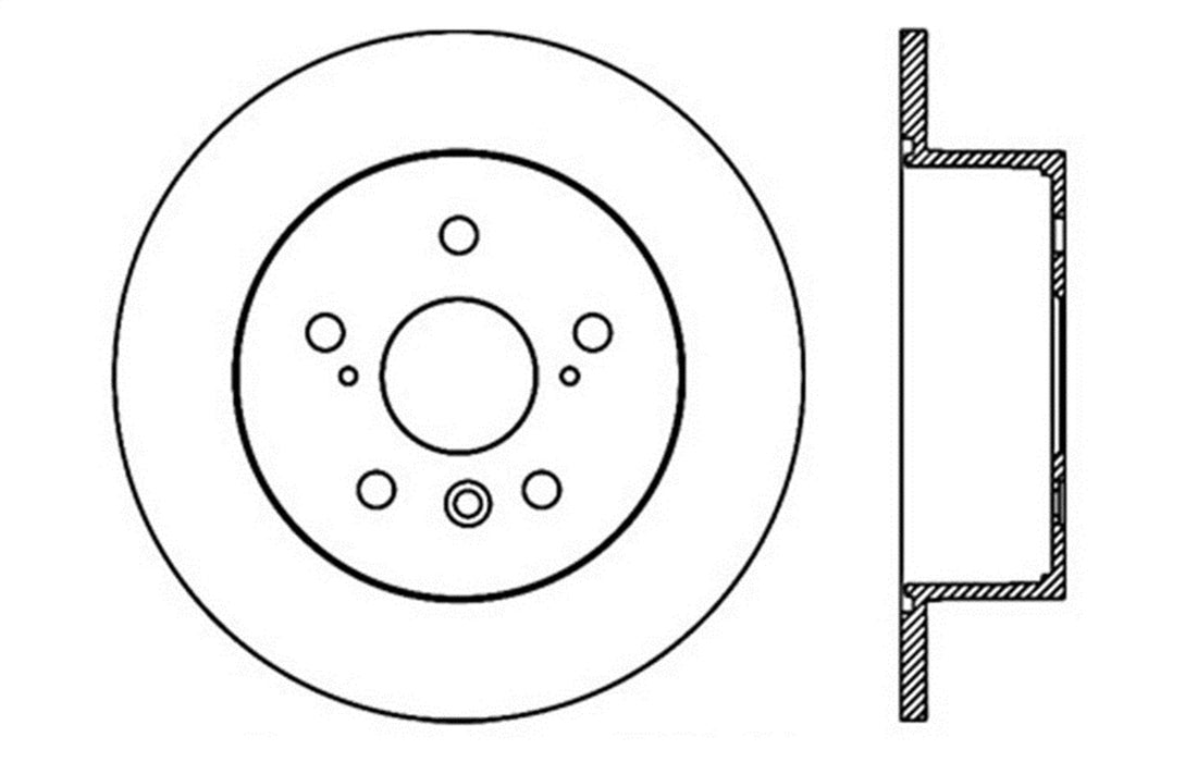 StopTech 127.44144R StopTech Sport Drilled/Slotted Brake Rotor; Rear Right - Truck Part Superstore