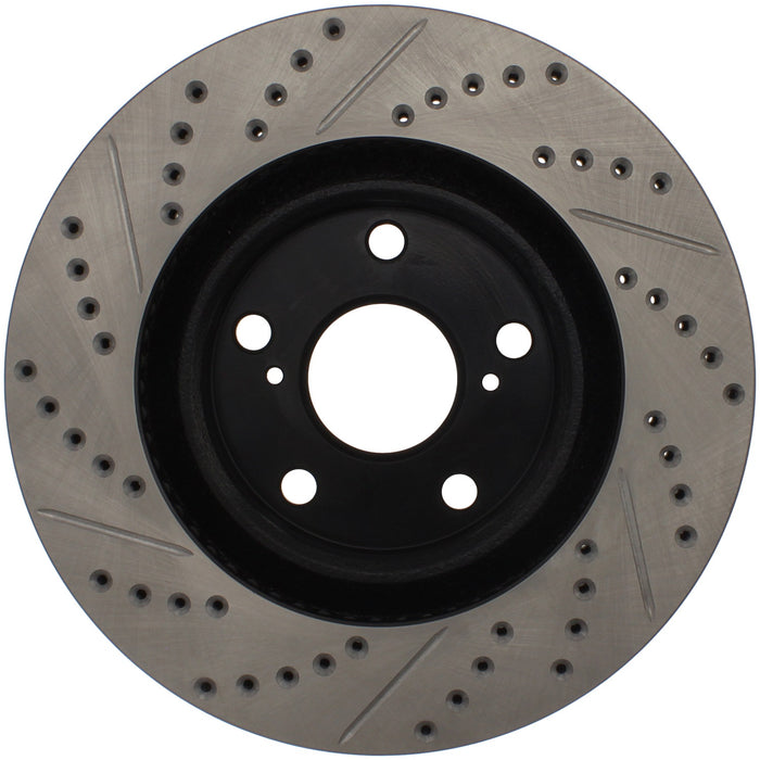 StopTech 127.44146L StopTech Sport Drilled/Slotted Brake Rotor; Front Left - Truck Part Superstore