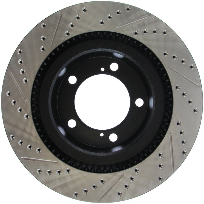 StopTech 127.44156L StopTech Sport Drilled/Slotted Brake Rotor; Front Left - Truck Part Superstore