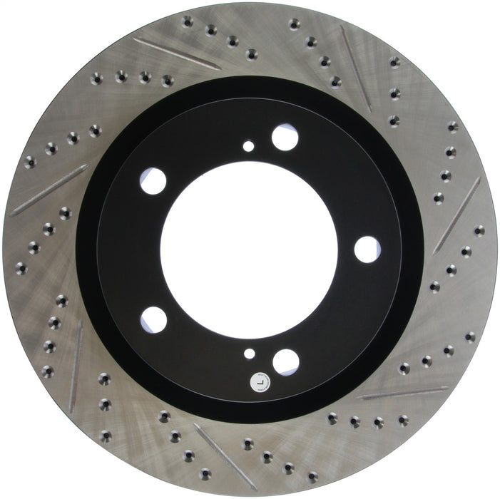 StopTech 127.44156L StopTech Sport Drilled/Slotted Brake Rotor; Front Left - Truck Part Superstore