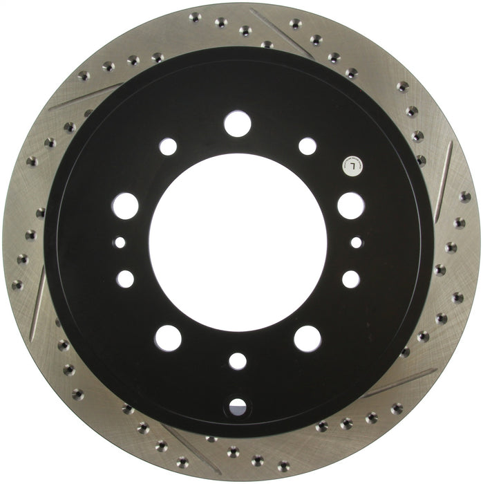 StopTech 127.44157L StopTech Sport Drilled/Slotted Brake Rotor; Rear Left - Truck Part Superstore