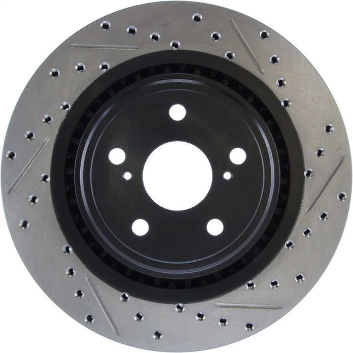 StopTech 127.44158L StopTech Sport Drilled/Slotted Brake Rotor; Front Left - Truck Part Superstore
