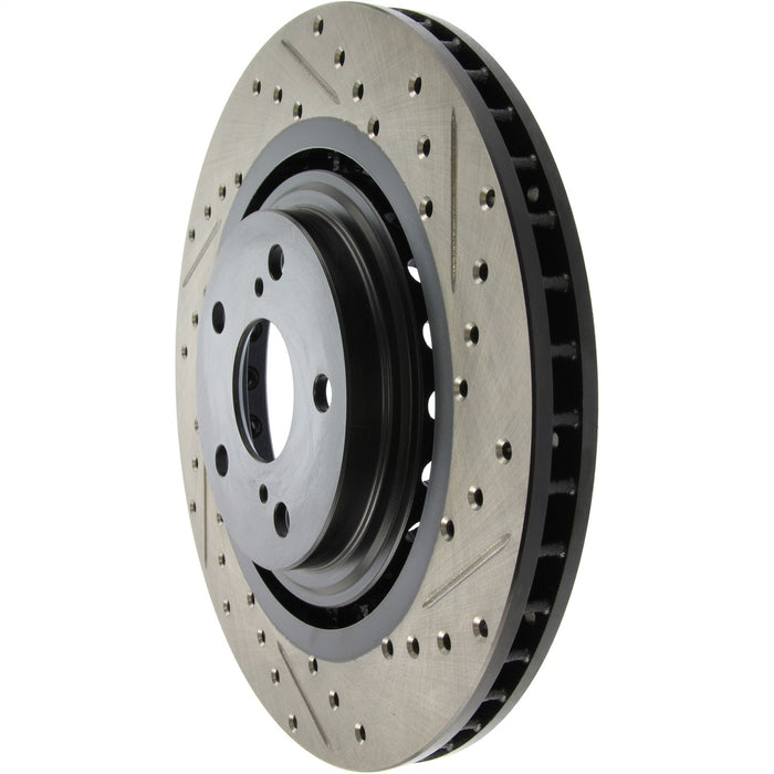 StopTech 127.44158L StopTech Sport Drilled/Slotted Brake Rotor; Front Left - Truck Part Superstore