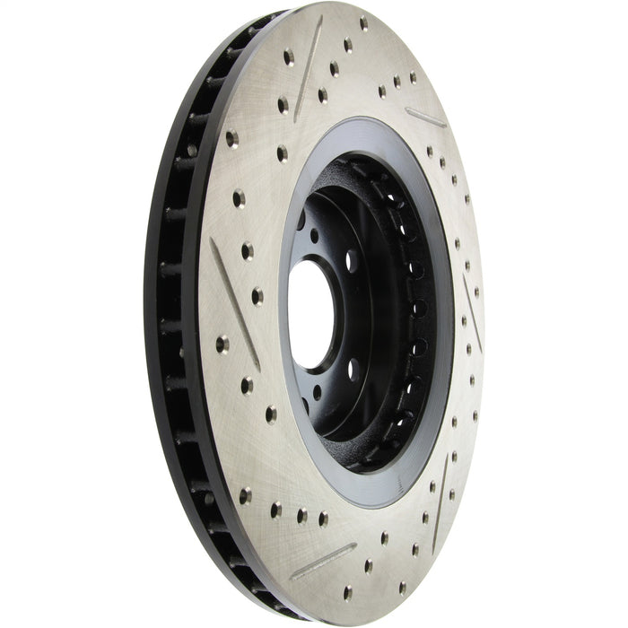 StopTech 127.44158L StopTech Sport Drilled/Slotted Brake Rotor; Front Left - Truck Part Superstore