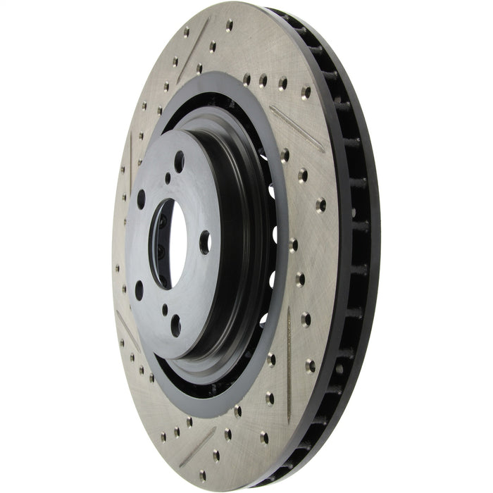 StopTech 127.44158R StopTech Sport Drilled/Slotted Brake Rotor; Front Right - Truck Part Superstore