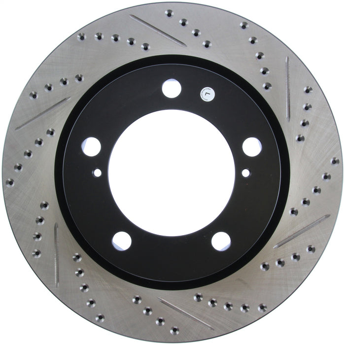 StopTech 127.44162L StopTech Sport Drilled/Slotted Brake Rotor; Front Left - Truck Part Superstore