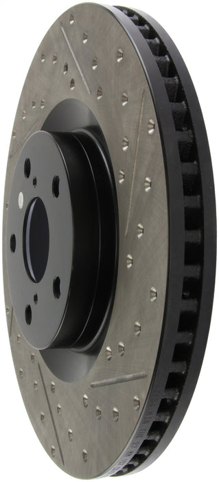 StopTech 127.44184L StopTech Sport Drilled/Slotted Brake Rotor; Front Left - Truck Part Superstore