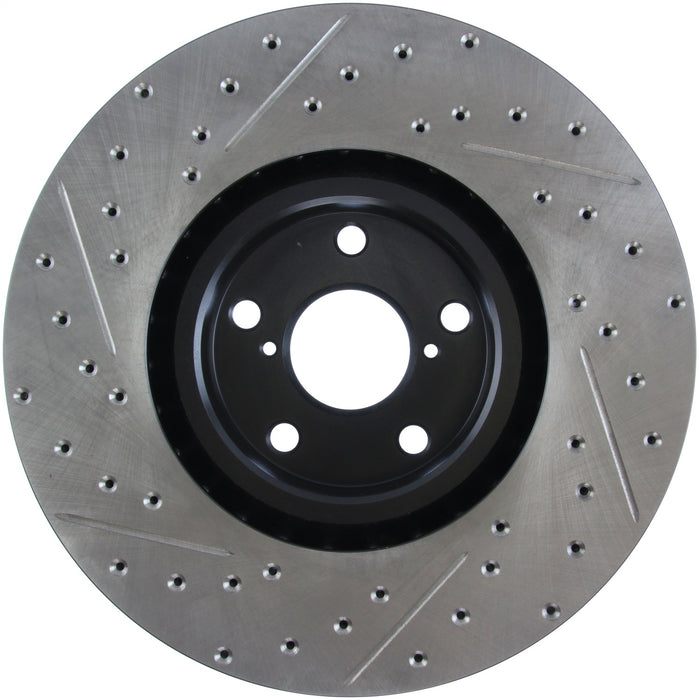 StopTech 127.44184L StopTech Sport Drilled/Slotted Brake Rotor; Front Left - Truck Part Superstore