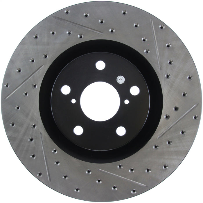 StopTech 127.44184L StopTech Sport Drilled/Slotted Brake Rotor; Front Left - Truck Part Superstore