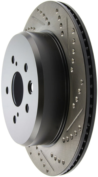 StopTech 127.44189L StopTech Sport Drilled/Slotted Brake Rotor; Rear Left - Truck Part Superstore